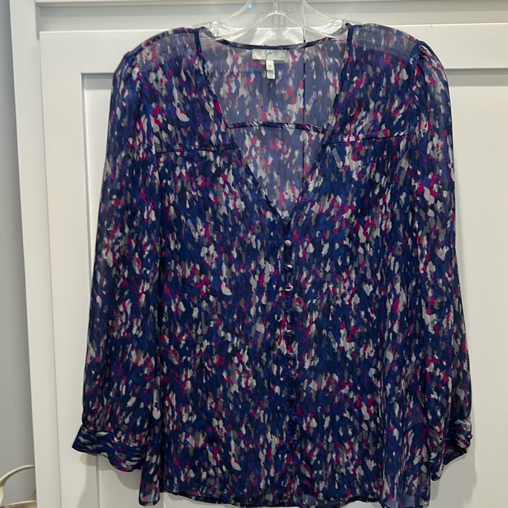 Joie silk sheer top